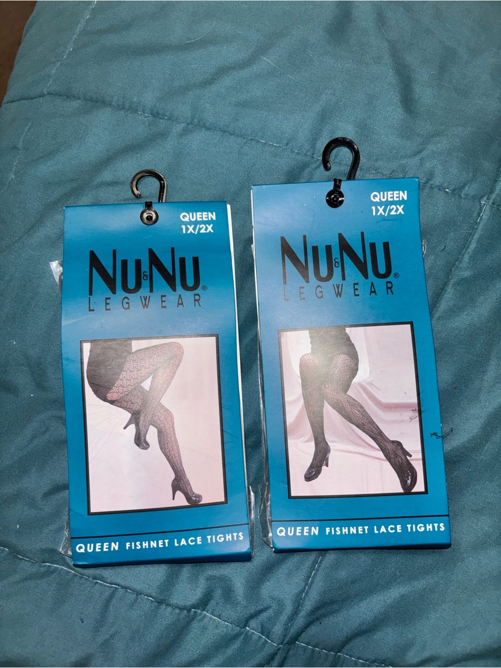 NWT Black Lace Reptile Fishnet lace tights 2 pairs 1X-2X